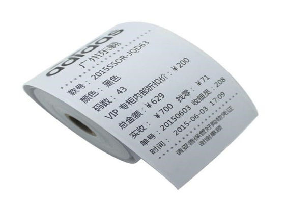 OEM ODM BPA自由な80×80 80×100自動支払機の感熱紙ロールスロイス