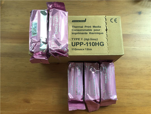 超音波10rolls/box 110x18mの感熱紙ロールUPP-110HD