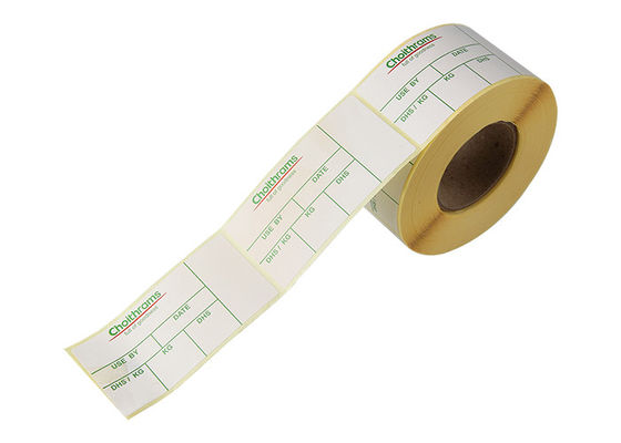 前刷りされた永久的な付着力のバーコード ラベルのステッカー57x32mm