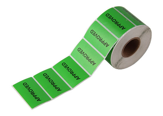 Oilproof FSCの自己接着印刷できるラベル34x56mm